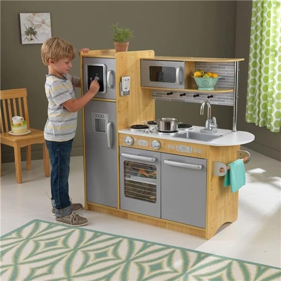 KidKraft Uptown Natural Kitchen - Picture 1 of 6